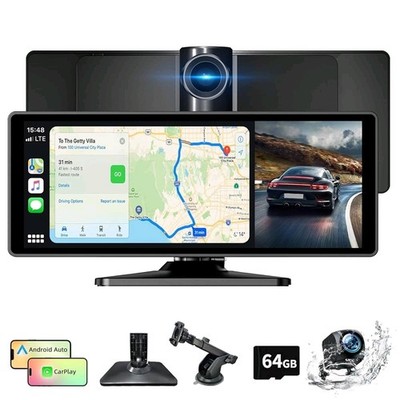 10,26'' Wireless Apple Carplay Android Auto Portable 4K Autoradio Audio Systems