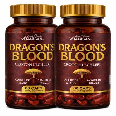 Dragon s Blood Capsules 120 Ct Croton Lechleri Herbal Supplement Vitamisan