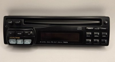 Alpine 7815 Car Stereo CD Player Faceplate And Case