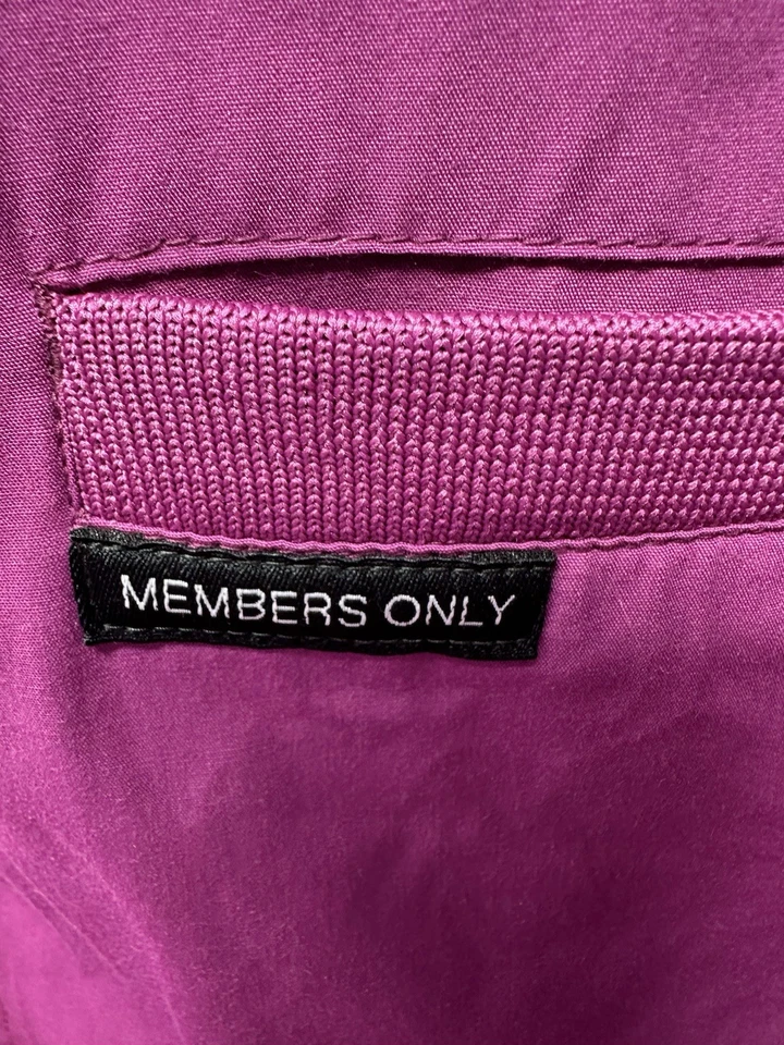 Chaqueta Members Only para mujer talla XL púrpura Foto 2 de 4
