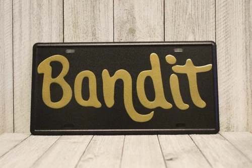 Smokey & The Bandit Burt Reynolds Replica License Plate Sign Garage Man Cave