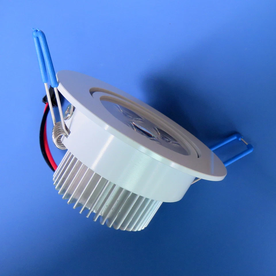 15x 3W LED Lámpara de Techo Abajo Foco Luces de Gabinete DC12-24V/AC85-265V Foto 2 de 4