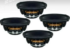 4x B&C 6MDN44 6.5" Neodymium 400 Watts Midrange 8-Ohm PRO Audio Neo. Speaker (4)