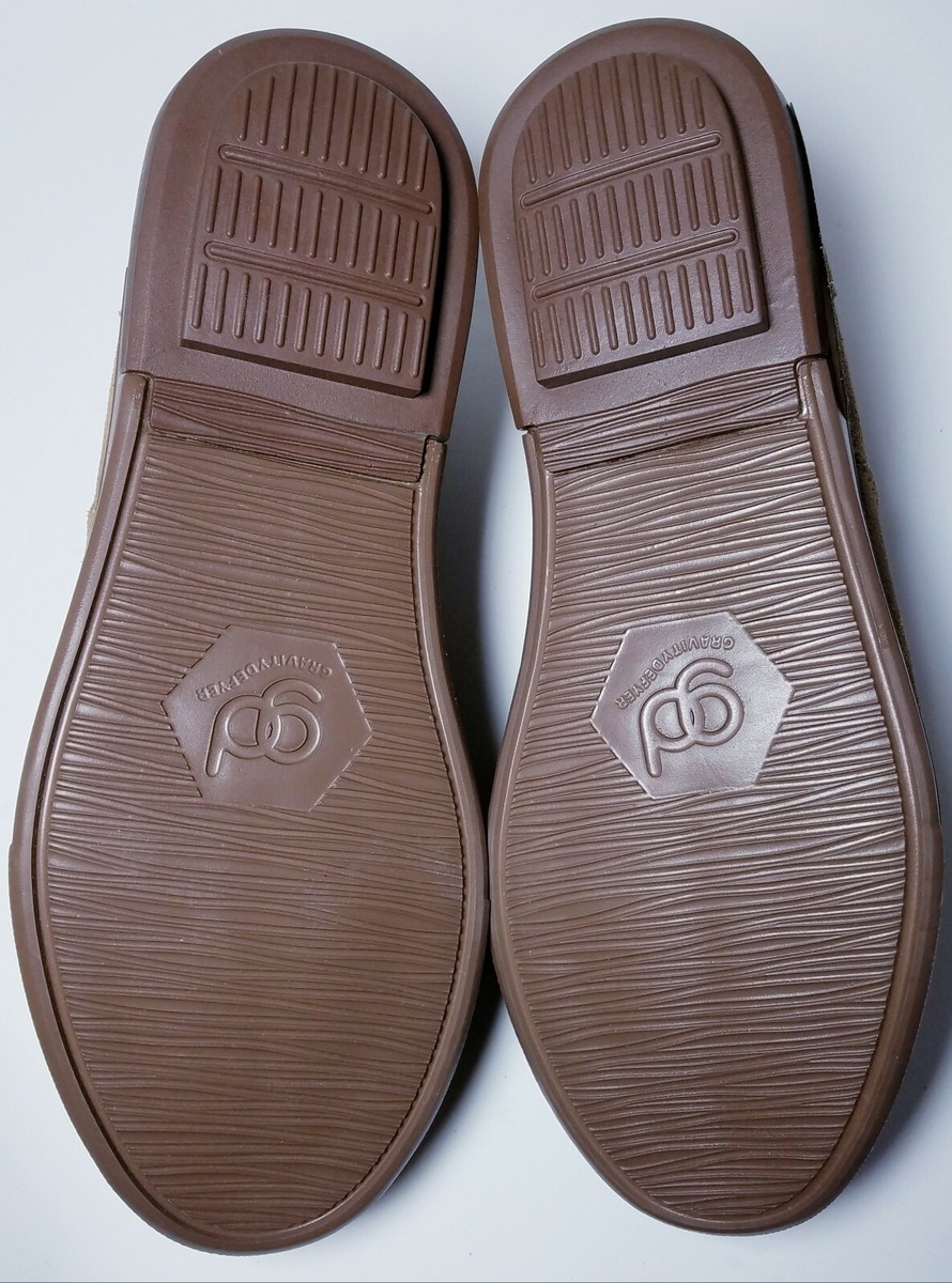 Gravity Defyer Carmel Tan Slip On Suede Loafers Size 9  display picture 2