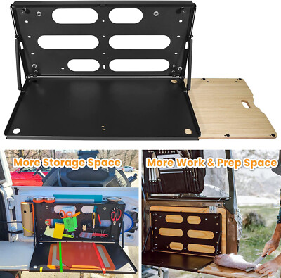 Drop Down Tailgate Table Storage Cargo Shelf For 2007-2023Jeep Wrangler JK JL