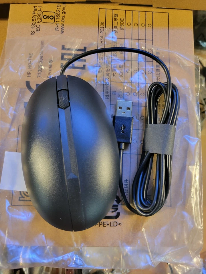 (10) LOTE DE 10 TECLADO USB HP 320K NUEVOS PRECINTADOS Y RATÓN USB HP 320M L96909-001 Foto 4 de 4