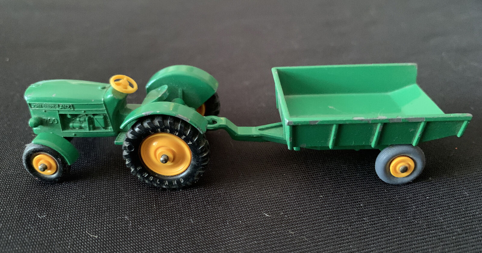 Lesney John Deere Tractor No. 50 AND Trailer No. 51