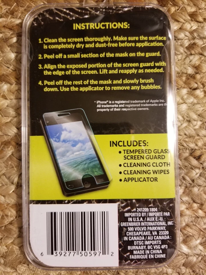 Три анти царапины IPhone 6, 6s, 7, 8 протектор экрана закаленное стекло - Изображение 2 из 2