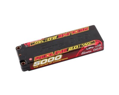 Gens Ace Redline 2.0 LCG LiPo 2S HV 7.6V 5000 140C GENA50002S14D5 