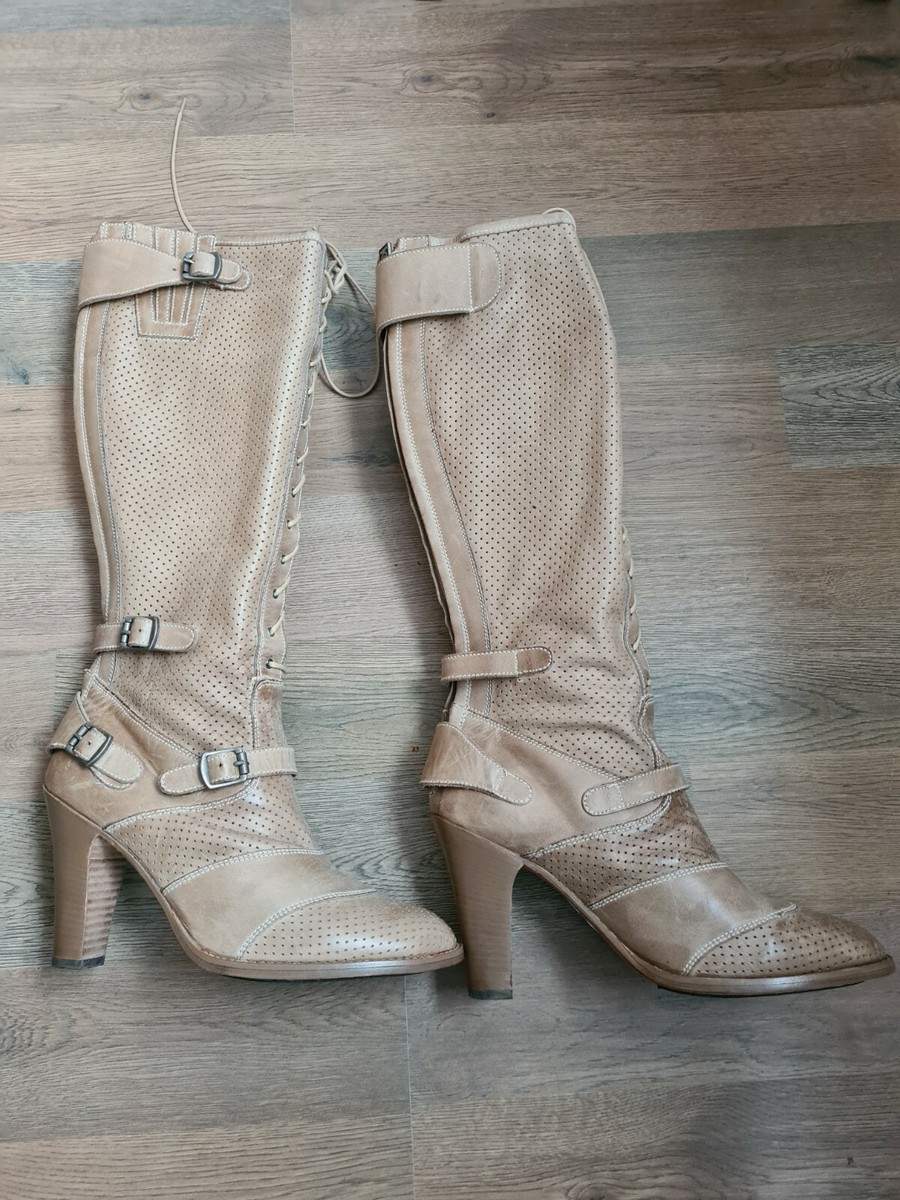 Belstaff Leather Junglemaster Boots EU Size 44 Shoes From Milan Fashion Show Belstaff mens leather boots - Gem main image 3