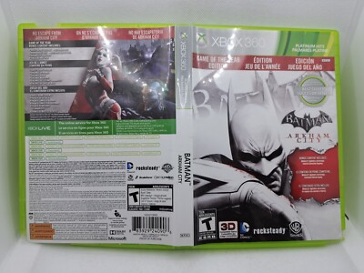 Batman Arkham City GOTY Xbox 360 - Discs like new!