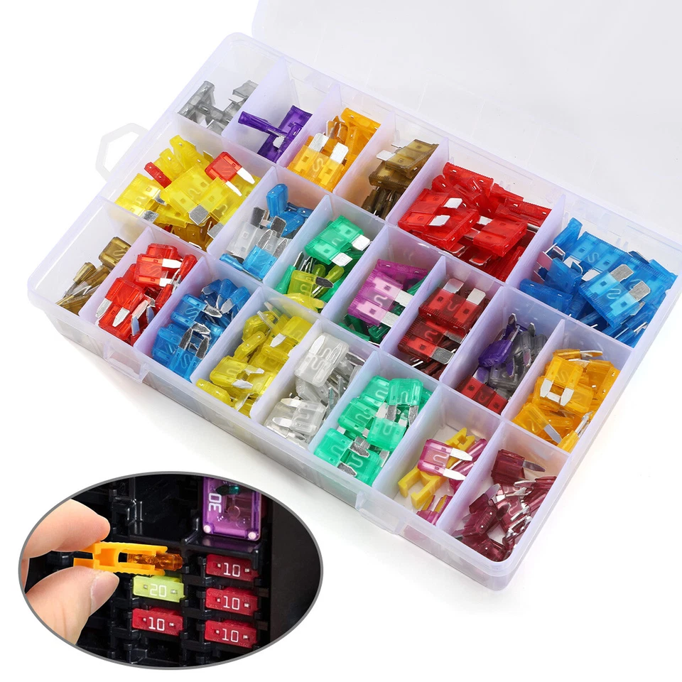 420Pcs 12V Auto Blade Fuse Assortment Kit Set Car Truck Motorcycle RV Boat Fuses - Image 3 of 4