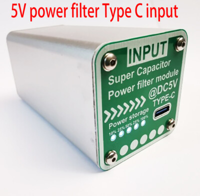 5V power filter Type C input and output for Raspberry Pi Support USB