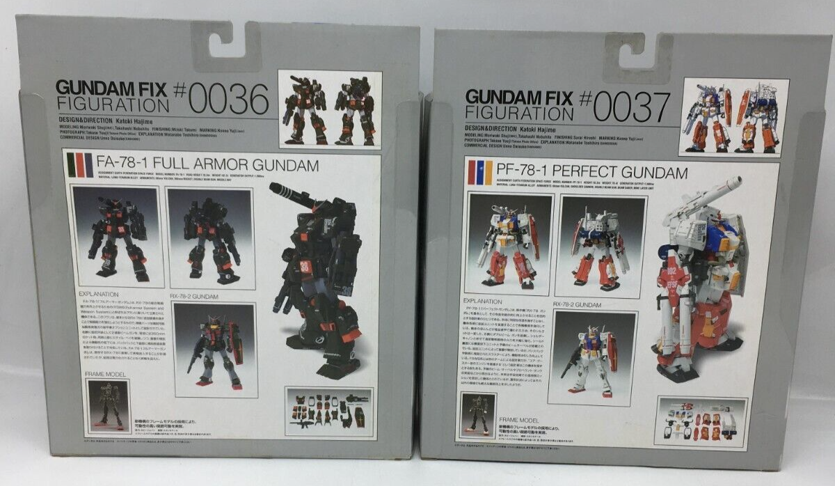 Gundam Fix Figuration #0037 #0036 PF-78-1 Perfect Gundam FULL