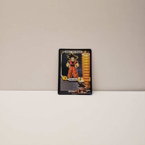 Dragon Ball Z CCG DBZ Goku The Proud LV3 Limited World Games Saga MP - Picture 2 of 7