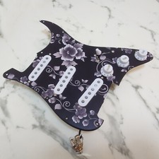 Prewired Loaded Pickguard with SSS Single-coil Pickups for Fender Strat Guitar