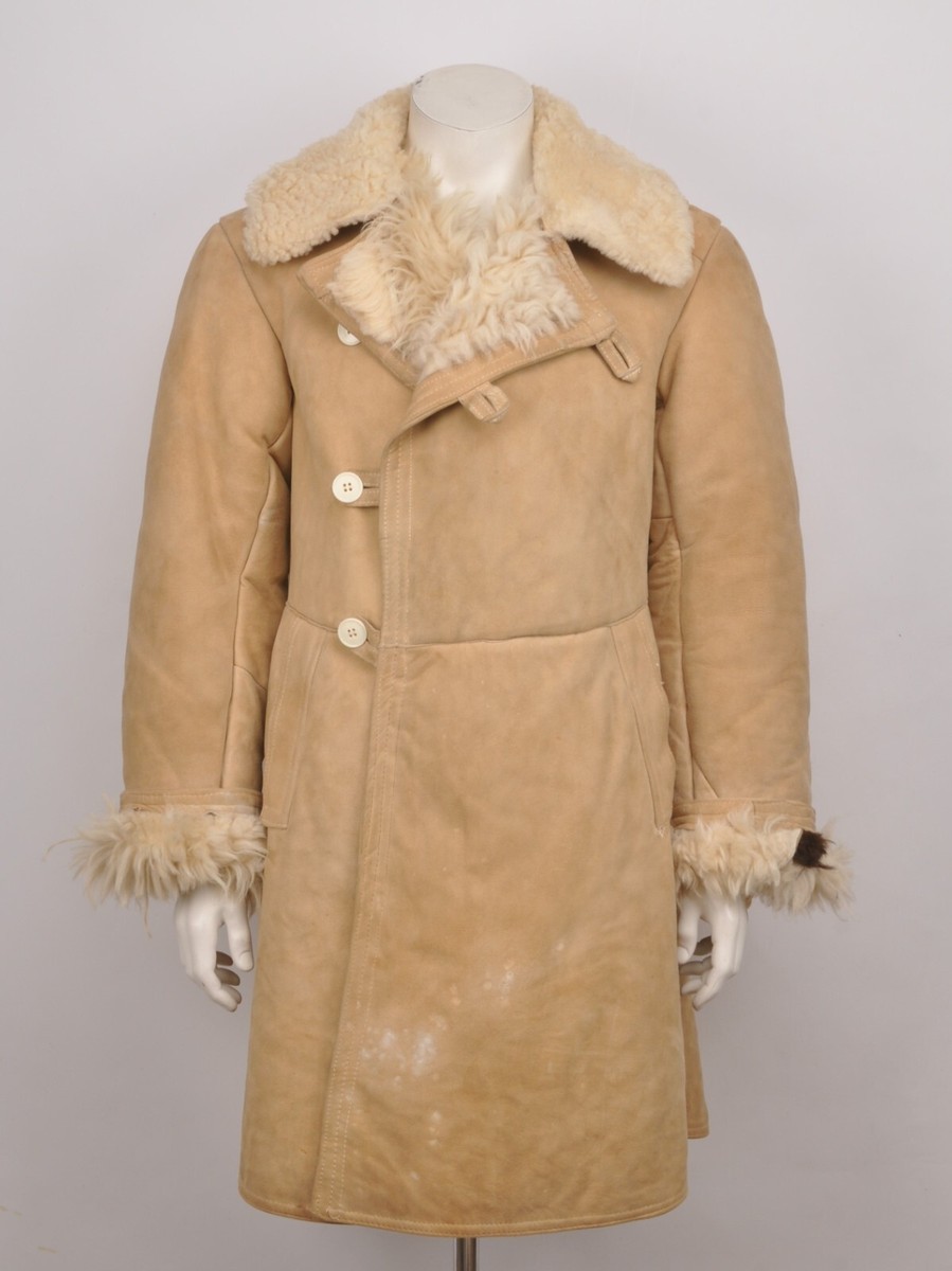 Russian Bekesha Coat Russian Shearling Coat Vintage Real Sheepskin