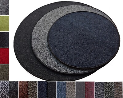 Schmutzfangmatte rund Kreis Sauberlauf Türmatte Fußmatte Teppich Ø 80 cm- 190 cm