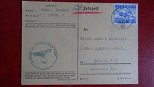 Rzesza Niemiecka, pocztówka polowa 15.10.1943, stemplowana, patrz zdjęcie/opis 