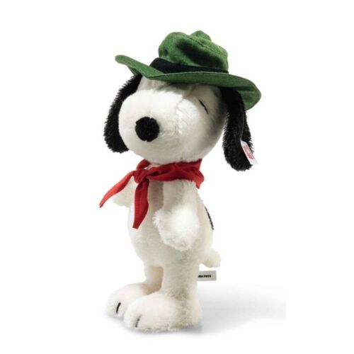 Steiff EAN 356063 - Snoopy Beagle Scout 50° anniversario nuova edizione in scatola srl - Foto 1 di 1