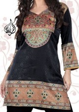 Beautiful Women Tops, Indian Kurti Tunic, Kurta Sale :  CT Size 4