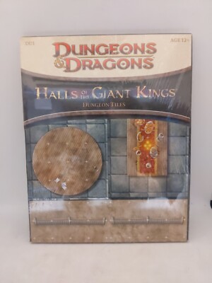 Dungeons and Dragons: Halls of the Giant Kings - Dungeon Tiles VHTF SEALED