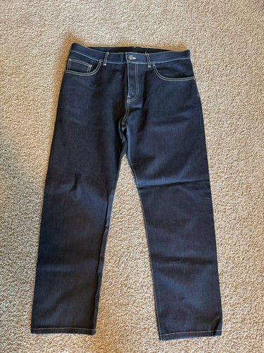 Bottega Veneta Dark Indigo Jeans Size 54 Italy 100% Cotton Denim