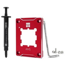 Red AM5 CPU Contact Frame with Anti-Bending Support