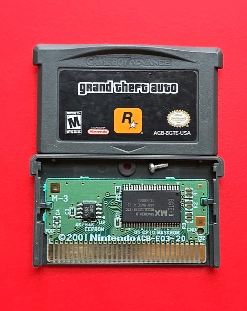 Grand Theft Auto Advance Nintendo Game Boy Advance GTA Racing