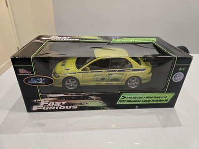 Joy Ride Ertl 1:18 Scale Diecast Car Brian's Mitsubishi Lancer Evolution VII