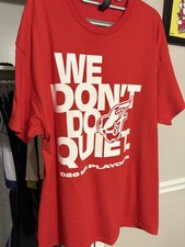 Indiana Fever 2026 Playoff Arena Giveaway Shirt. We Don't Do Quiet. 9/29/26