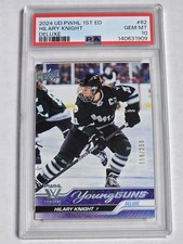 PSA 10 Hilary Knight 2024 Upper Deck PWHL 1st Edition Young Guns Deluxe #62 RC