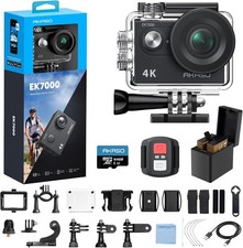 AKASO EK7000 4K30fps Action Camera with 64GB MicroSDXC U3 Memory Card Accessorie