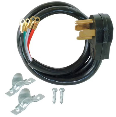 #ad Everbilt 6 Ft Dryer Power Cord4 Prong 30 Amp 4 Wire61255HD Washer M934 NEW $19.88