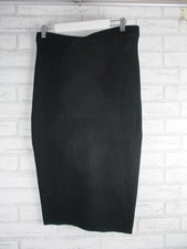 Decjuba womens pencil skirt black crepe knit L, 14