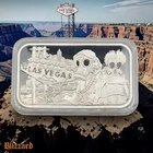All-Chips x Black Hand Bullion Fallout Vegas 1 oz .999 Silver Proof Bar COA #14