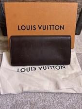LOUIS VUITTON men's women's Brazza bifold long wallet in Epi leather / brown