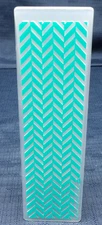 Diamond Press Embossing Folder Border Herringbone