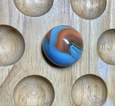 Christensen Agate Company Vintage Marble Clean Wonderful Condition Blue/Red