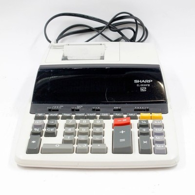 Sharp Heavy-Duty Large 12-Digit Electronic Printing Calculator [EL-2630PIII]
