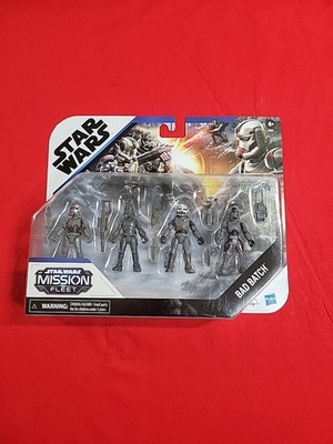 STAR WARS Mission Fleet Clone Commando Clash 2.5-Inch-Scale Action Figure 4-Pack