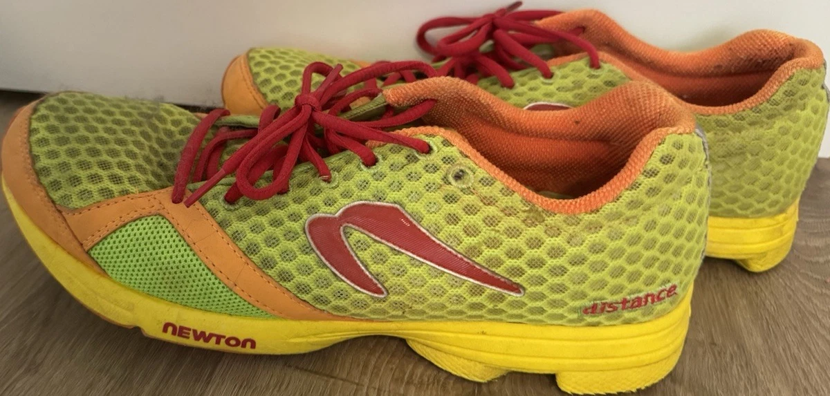 Newton Fate Athletic Running Shoes Sneakers Mens Sz 13 Orange Green Training Newton Distance S 12 – Fit2Run main image 4