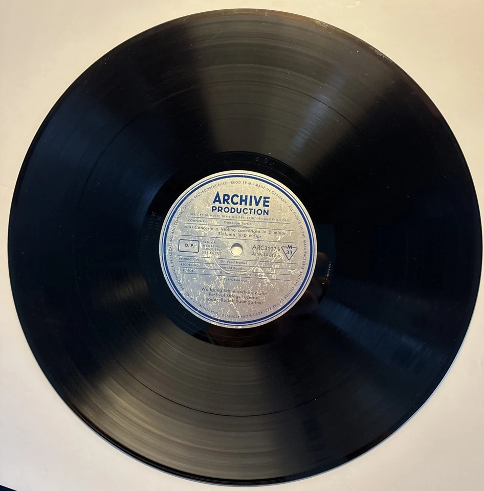 ITALIAN SETTECENTO - SERIES A: THE CONCERTO - GIUSEPPE TARTINI - LP ARC 3117 - Image 4 of 4