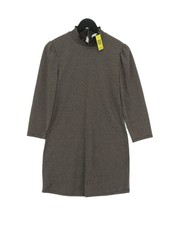 MNG Bodycon Midi Dress M in Brown