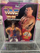 WWF Hasbro Scott Steiner signed action figure 1993 Purple Card autographed moc