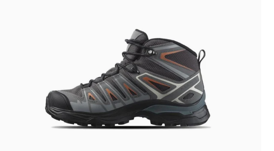 Scarpe scarponi da trekking SALOMON donna grigio e arancione X Ultra Pioneer Mid GTX UK 7