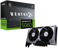 MSI GeForce RTX 5060 8G VENTUS 2X OC Graphics Card - 8GB GDDR7 28Gbps/128-bit ,
