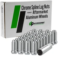 Chrome Lug Nuts for 1988-1998 Chevrolet C3500 with Aftermarket Wheels
