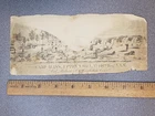 vintage print - Civil war Encampment Titled Camp Bliss