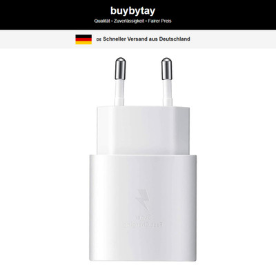 25W USB C Schnellladegerät für Samsung Galaxy S23 S22 S21 S20 FE